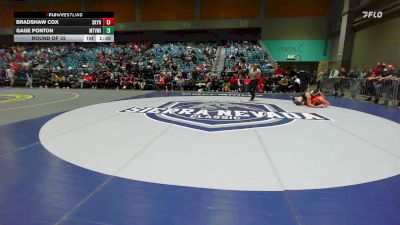 285 lbs Round Of 32 - Bradshaw Cox, Skyridge vs Gage Ponton, Mountain View ID