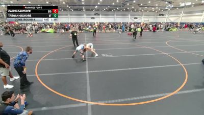126 lbs Cons. Round 4 - Taegan Gilmore, Unattached vs Caleb Gauthier, Unattached