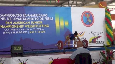Karool K. Blanco (53 COL) Snatch 85 Kgs
