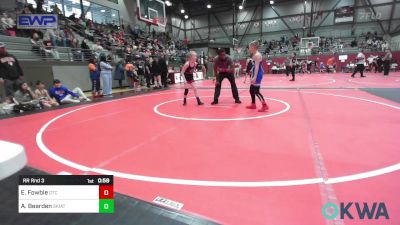 70-73 lbs Rr Rnd 3 - Easton Fowble, Owasso Takedown Club vs Aurora Bearden, Skiatook Youth Wrestling