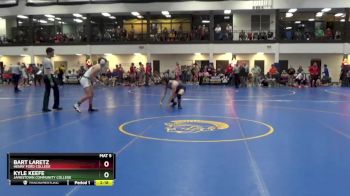 184 Freshman/Soph Quarterfinal - Bart Laretz, Henry Ford College vs Kyle Keefe, Jamestown Community College