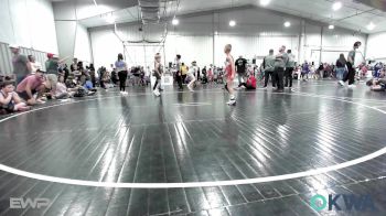 61 lbs Quarterfinal - Kaysen Peters, Collinsville Cardinal Youth Wrestling vs Bentlee Egleston, Claremore Wrestling Club