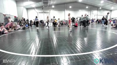 61 lbs Quarterfinal - Kaysen Peters, Collinsville Cardinal Youth Wrestling vs Bentlee Egleston, Claremore Wrestling Club