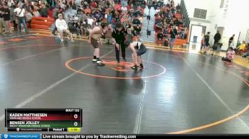 105 lbs Semifinal - Kaden Matthiesen, Worland Middle School vs Bensen Jolley, Rocky Mountain Middle School