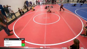 64 lbs Consolation - Jace Keim, Heat vs Elliott Gibson, Owasso Takedown Club