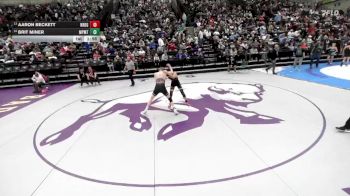 5A 113 lbs Cons. Round 2 - Brit Miner, Maple Mountain vs Aaron Beckett, Northridge