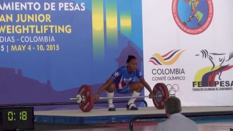 Cruzmeyli Gomez (63 DOM) Snatch 76 Kgs
