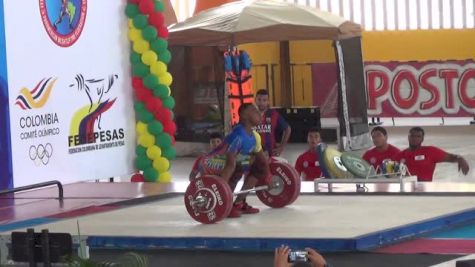 Andres Caicedo (77 COL) Snatch 140 Kgs