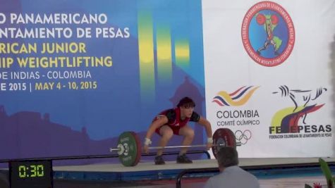 Ana Duran (63 MEX) Snatch 91 Kgs