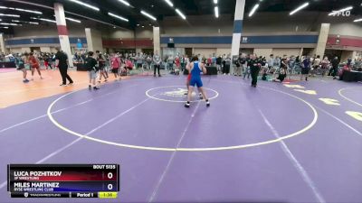 157 lbs Quarterfinal - Luca Pozhitkov, 3F Wrestling vs Miles Martinez, Ryse Wrestling Club