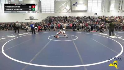 66 lbs Semifinal - Tristan Batohie, Club Not Listed vs Hudson Stenglein, Journeymen Wrestling Club