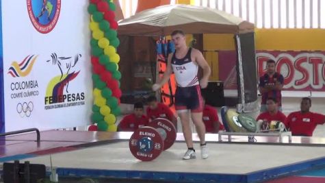 Nathan Damron (77 USA) Snatch 1 129 Kgs
