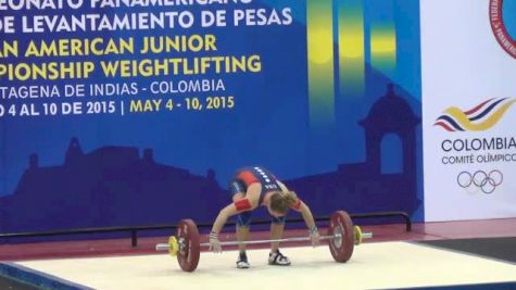 Hope Stockel (58 USA) Snatch 78 Kgs