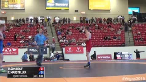 74kg Quarter-finals Jason Nolf (Nittany Lion Wrestling Club) vs. Chance Marsteller (Cowboy Wrestling Club)