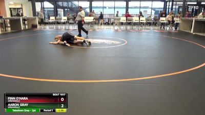 JV-7 lbs Round 1 - Finn O`Hara, Urbandale vs Aaron Gray, Urbandale