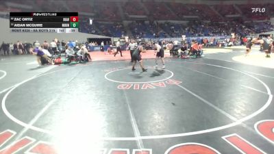 6A Boys 215 lbs Cons. Round 2 - Zac Ortiz, Beaverton Boys vs Aidan McGuire, Mountainside Boys