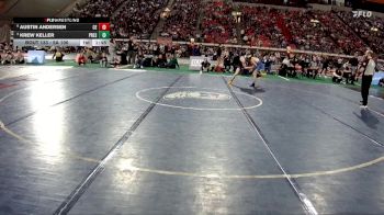 5A 106 lbs Quarterfinal - Krew Keller, Preston vs Austin Andersen, Century