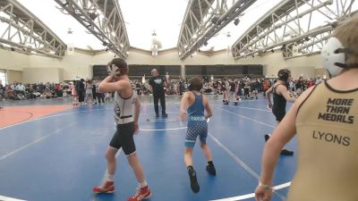 73 lbs Quarterfinal - Brooks Lyons, All I See Is Gold Academy - ESE vs Brock Taylor, TDWC Minions - ESE