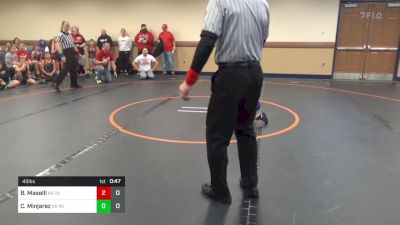 45 lbs Rr Rnd 1 - Ben Maselli, Cumberland Valley K-6 Community vs Caleb Minjarez, Reynolds K-6 Community