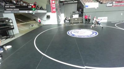 105 lbs Quarters - Easton Crook vs John Young, Gladiator Wrestling