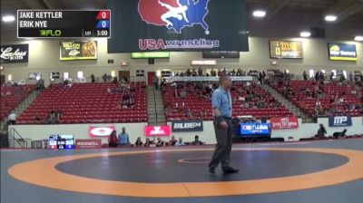 130kg Quarter-finals Jake Kettler (Patriot Elite Wrestling Club) vs. Erik Nye (Army)