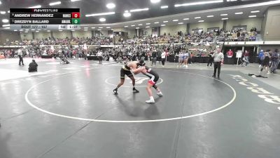 157 lbs Quarterfinal - Drezdyn Ballard, Amarillo vs Andrew Hernandez, El Paso Hanks