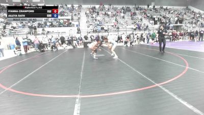 62 kg Cons. Rd Of 32 - Iyanna Crawford, Pembroke RTC vs Aileya Sath, Kansas