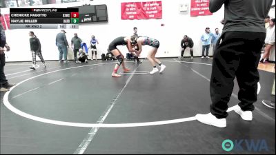 117 lbs Rr Rnd 2 - Chenicke Pagotto, D3 Wrestling Cluib vs Haylie Miller, Harrah Little League Wrestling