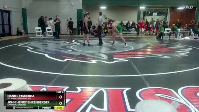 120 lbs Cons. Round 2 - John Henry Ehrenberger, Cardinal Gibbons vs Daniel Figueroa, St. Mary`s Rutherford