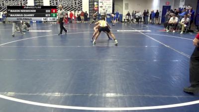 107 lbs Qtr-finals - Mason Keesecker, Derry vs Maximus Quarry, Notre Dame GP