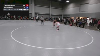 120 lbs Cons. Sub-rd Of 16 - Macy Fordyce, Central Indiana Academy Of Wrestling vs Zoe Dempsey, Illinois