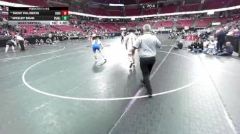 D3-215 lbs Quarterfinal - Wesley Egan, Parkview/Albany vs Trent Palubicki, Crandon