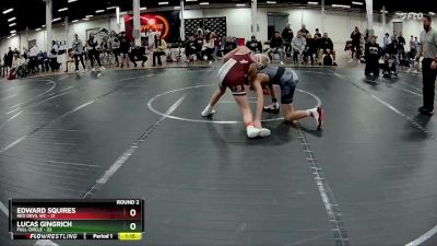 110 lbs Round 2 (4 Team) - Edward Squires, Red Devil WC vs Lucas Gingrich, Full Circle