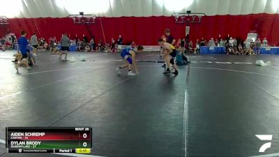 130-131 A Round 2 - Dylan Brody, Random Lake vs Aiden Schremp, Canton