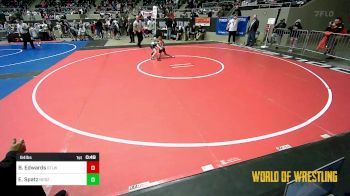 64 lbs Consi Of 16 #2 - Braden Edwards, Stl Warriors vs Ethan Spatz, Nebraska Boyz