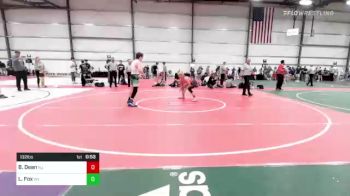 132 lbs Consi Of 8 #1 - Brandon Dean, NJ vs Liam Fox, WY