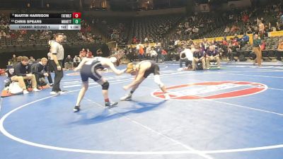 138 Class 2 lbs Champ. Round 1 - Martin Harrison, Father Tolton Regional Catholic vs Chris Spears, Monett