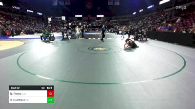 152 lbs Round Of 64 - Nicholas Perez, Hughson (SJ) vs Coen Quintana, Dinuba (CS)