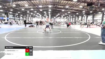 152 lbs Rr Rnd 3 - Jayden Dambrosio, Doughboy vs Gavyn Beck, Felix Wrestling Academy Black