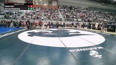 U23 Women - 68 lbs Champ. Round 1 - Azana King, TX vs Skylah Chakouian, RI