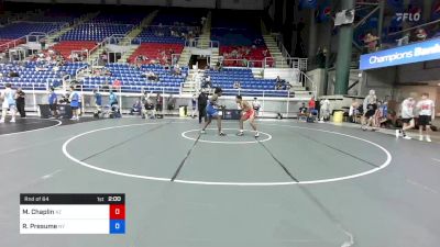 170 lbs Rnd Of 64 - Micah Chaplin, Arizona vs Ryan Presume, New York