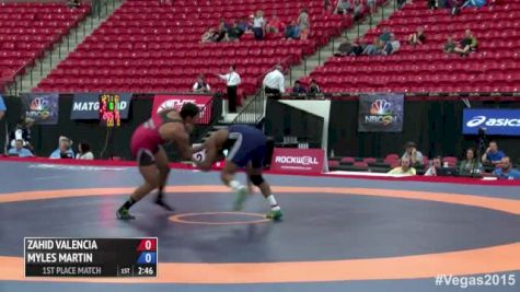 84kg Finals Zahid Valencia (Sunkist Kids) vs. Myles Martin (McDonough Wrestling Club)