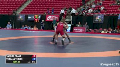 63kg Finals Tommy Thorn (Minnestoa Storm) vs. Samuel Crane (Missouri Wrestling Federation)