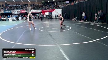 145G Quarterfinal - LYDIA TAYSOM, Wasilla High School vs Saige Morris, South Anchorage High School