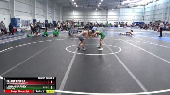125 lbs Champ. Round 2 - Elliot Rivera, Shenandoah University vs Logan Barkey, York (PA)