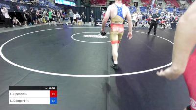 215 lbs Cons 64 #2 - Landon Spence, VA vs Landon Odegard, MN