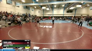 144 lbs Placement - Sage Long, Burns/Pine Bluffs vs Damien Pino, South