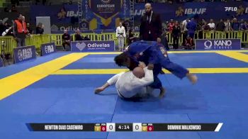 Dominik Malkowski vs Newton Dias Casemiro 2025 European Jiu-Jitsu IBJJF Championship