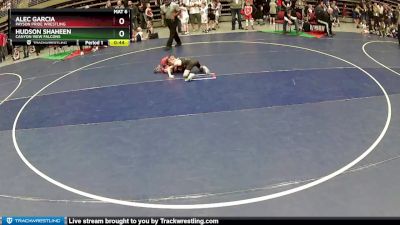 50 lbs Cons. Round 2 - Hudson Shaheen, Canyon View Falcons vs Alec Garcia, Payson Pride Wrestling