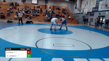 195 lbs Cons. Round 3 - Elijah Lampano, Olympic vs Noah Carter, Bremerton